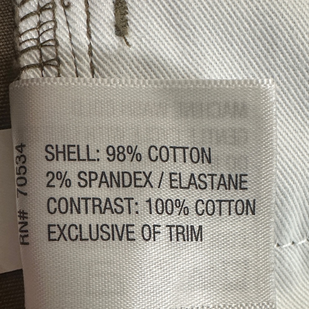 Orvis Women's Two-Tone Straight Leg Pants - Olive and Brown - Picture 5 of 5
